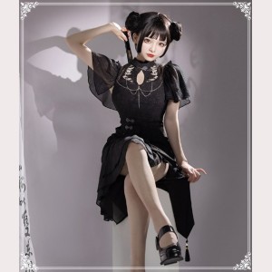 Flying Flowers Qi Lolita Dress OP by YingLuoFu (SF99)